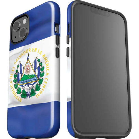 El Salvador Flag iPhone 14 Plus Impact Case